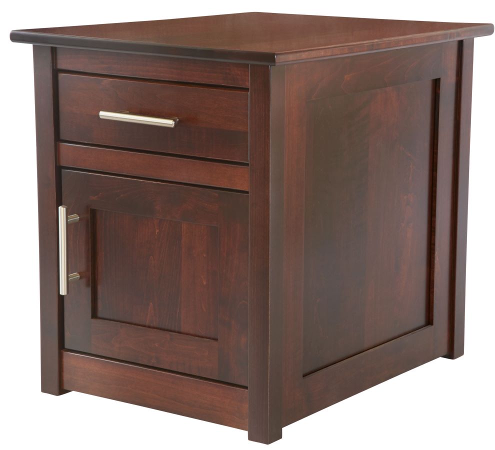 End Table with Door & Drawer (Mt Pleasant #1704A)
