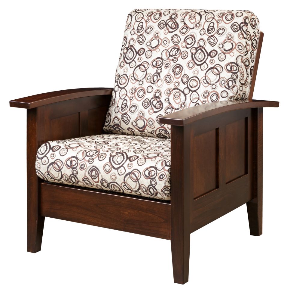 Shaker Morris Chair w/Panel Sides (Elmwood #584)