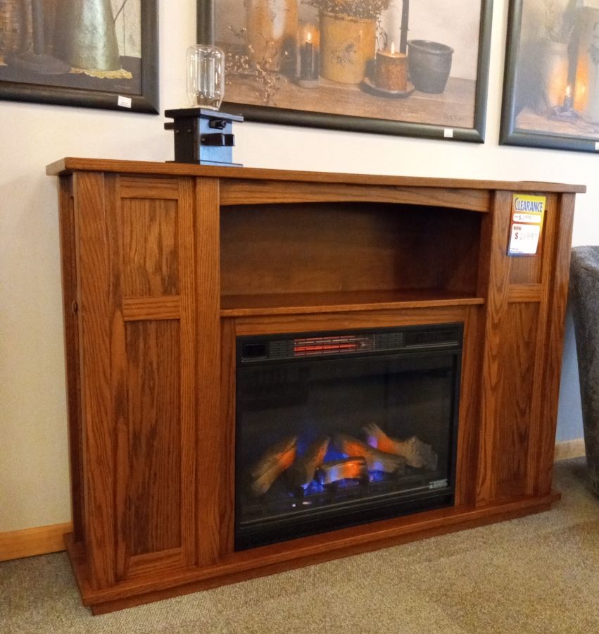 SOLD: Mantle w/Electric Fireplace (Mt Pleasant)