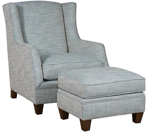 Grayson Chair & Ottoman (King Hickory #431 & #438)