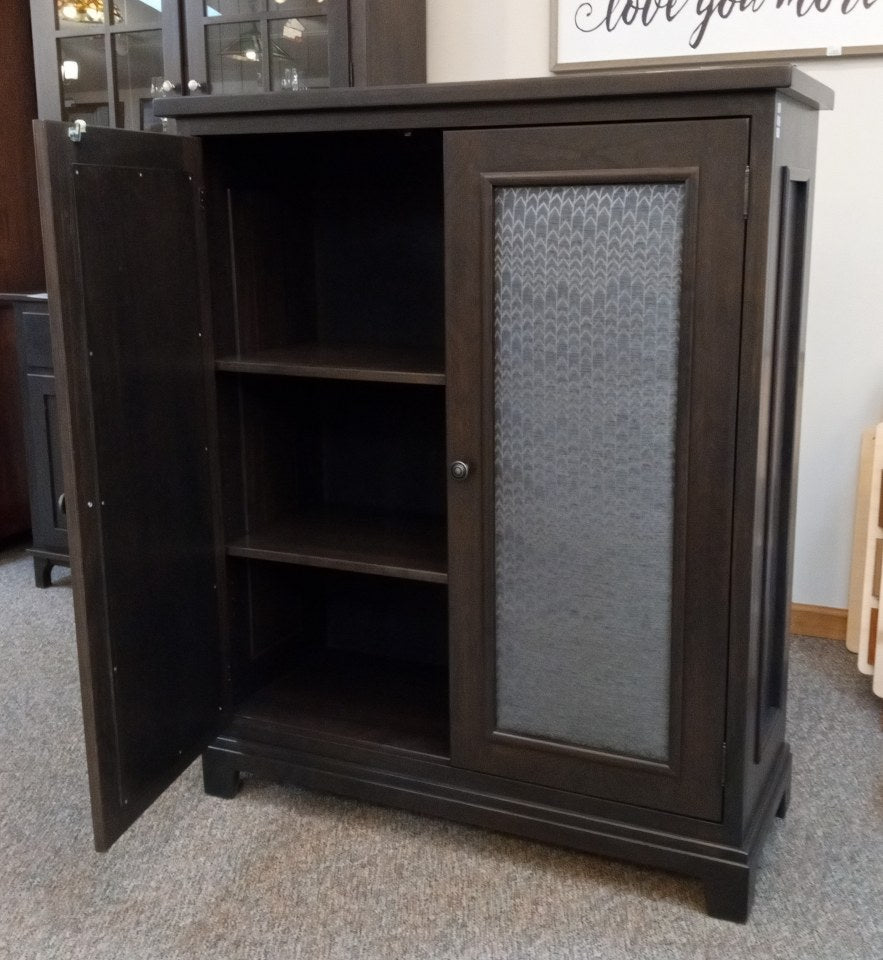 CLEARANCE: Cabinet with Fabric Panels (Zimmerman)