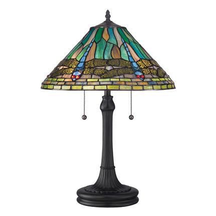 King Tiffany Table Lamp (Quoizel Discontinued - 1 in Stock!)
