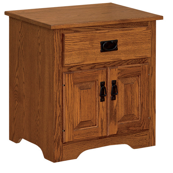 Mission 1-Drawer / 2-Door Nightstand (OCH #01)