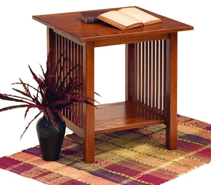 Mission Square End Table (Elmwood #05)