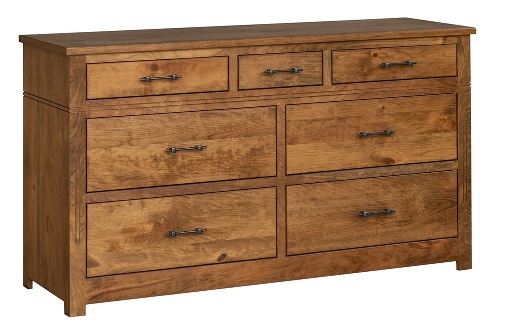 Signature Large Triple Dresser and Mirror (V16 #1201 & #1208)