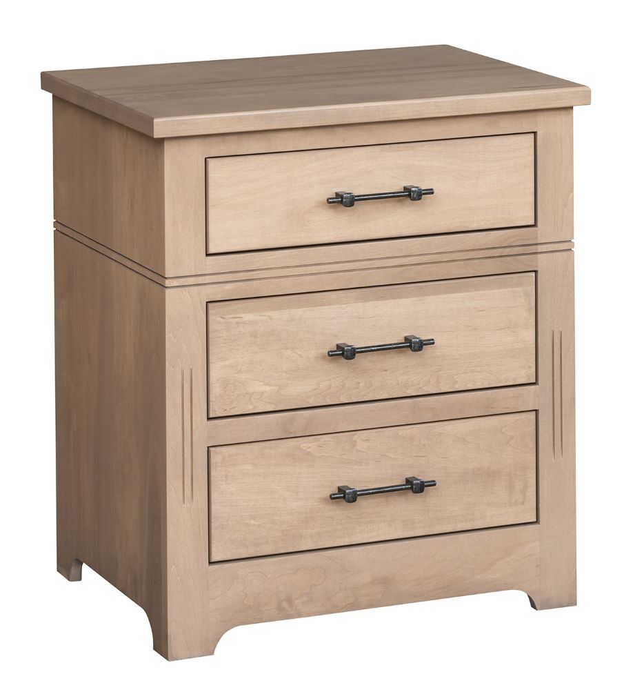 Signature 3 Drawer Nightstand (V16 #1204)