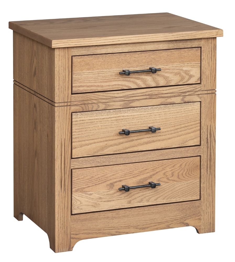 Signature 3 Drawer Nightstand (V16 #1204)