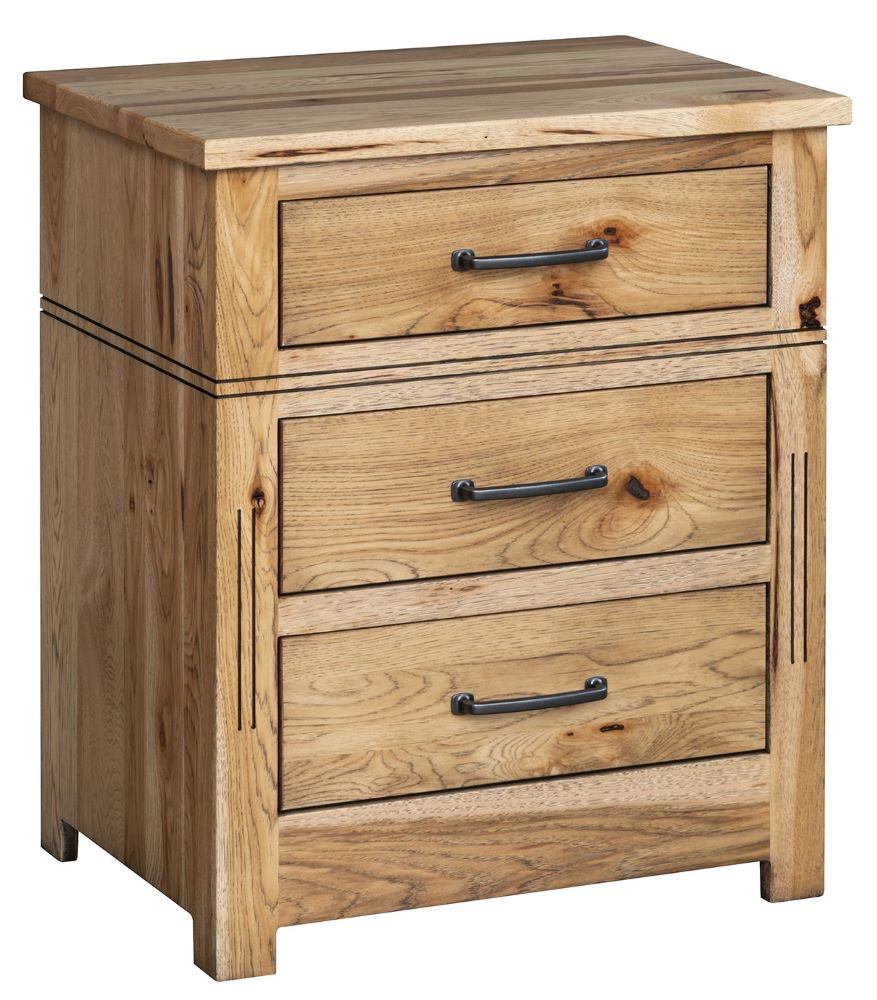 Signature 3 Drawer Nightstand (V16 #1204)