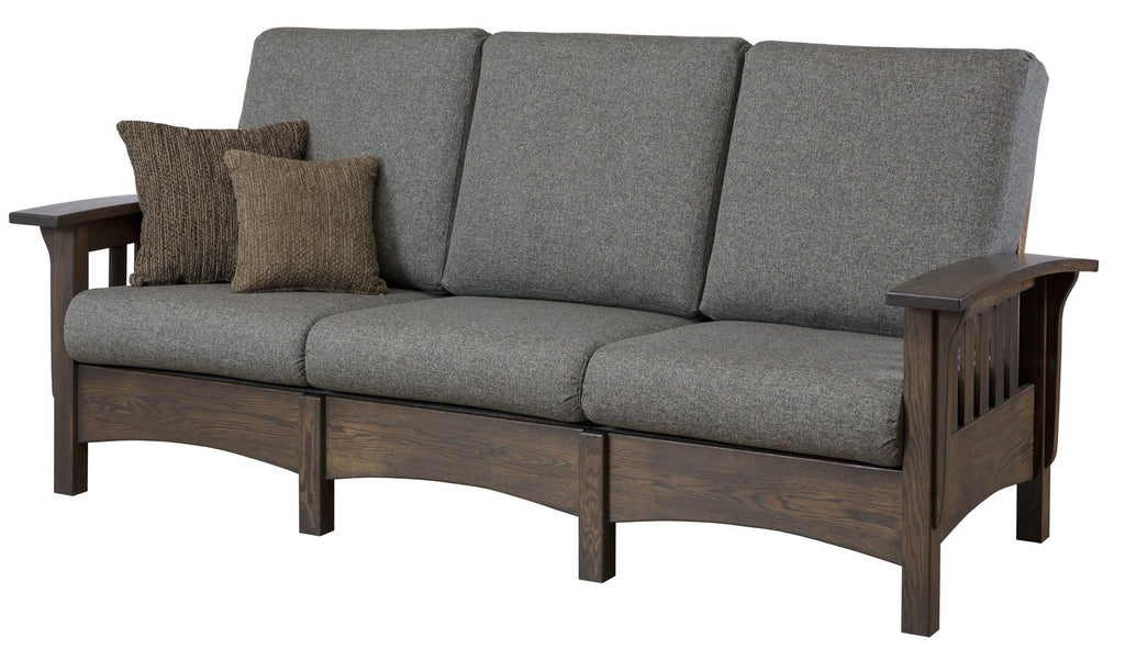 Mission Sofa with Wide Slats (Elmwood #186)