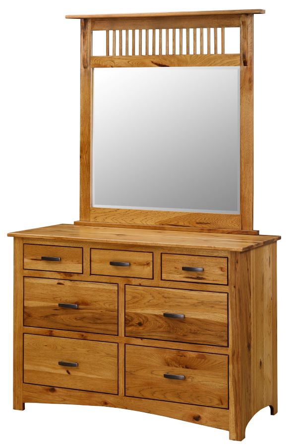 Mission 48" Dresser with Mirror (V16 #202 & #208)