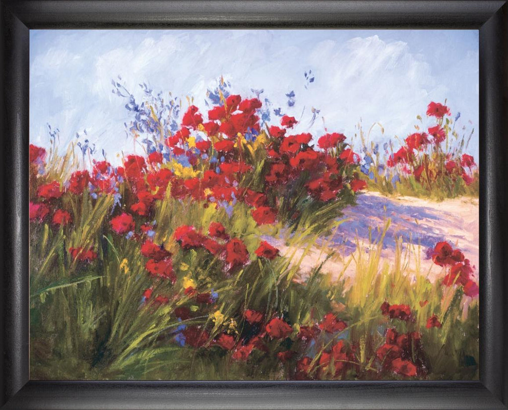 Red Poppies and Wild Flowers