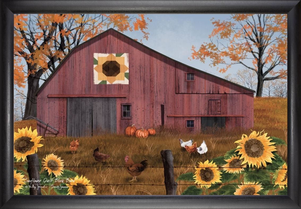 Sunflower Quilt Block Barn (Beechdale)