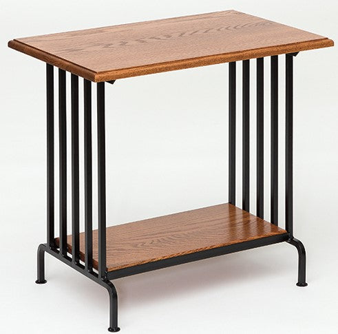 Mission Wrought Iron End Table (#MH301)