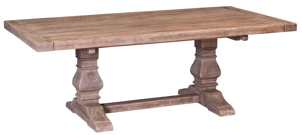 Tuscany Trestle Table with 2.5" Thick Top (Zimmermans #463 & #467)