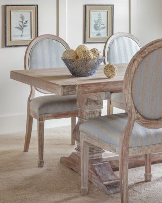 Tuscany Trestle Table with 2.5" Thick Top (Zimmermans #463 & #467)