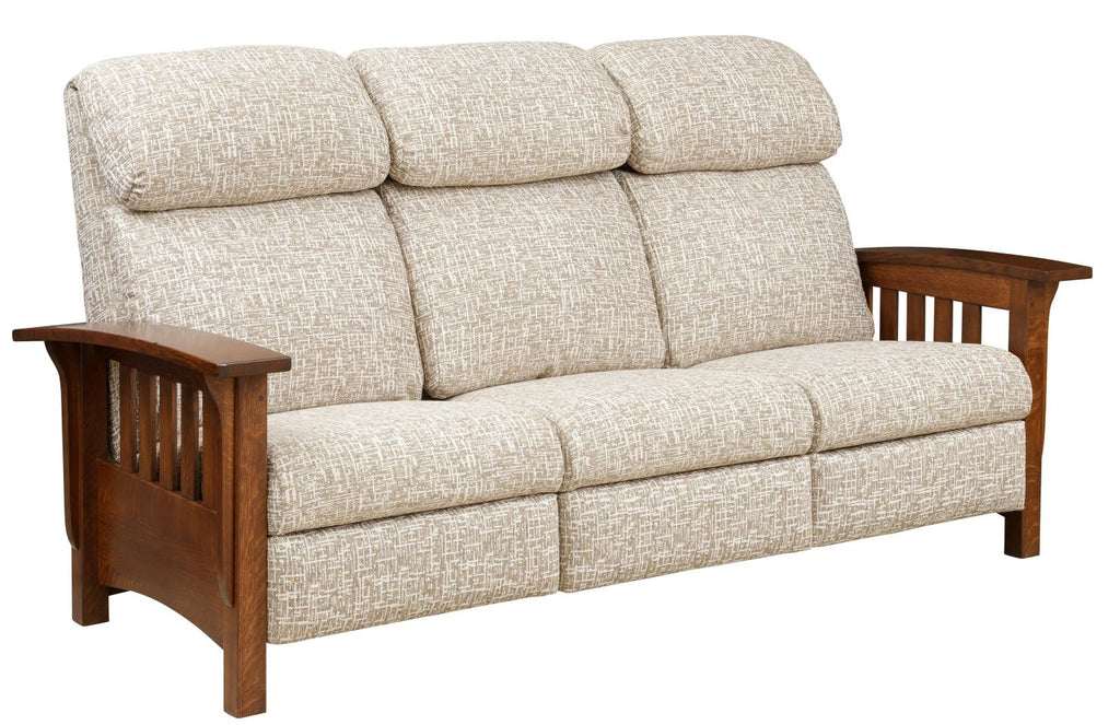 Mission Reclining Sofa with Bustle Back (Elmwood #163)
