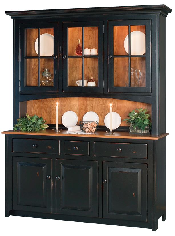 Shaker 3-Door Hutch (Zimmermans #825C & #825B)