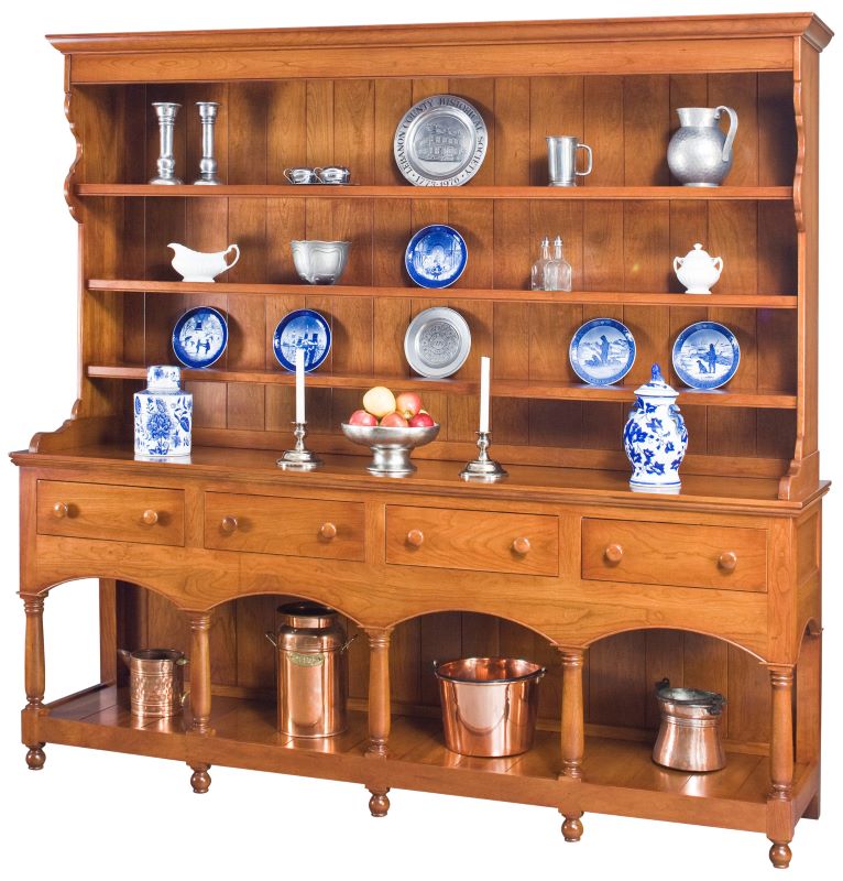 Tuscany 4-Arch Buffet with Delft Rack (Zimmermans #938 & #936)