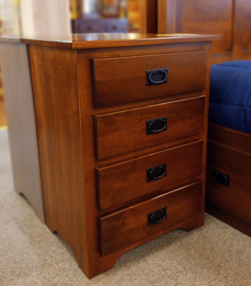 CLEARANCE: Shaker 4-Drawer Nightstand (OCH Collection)