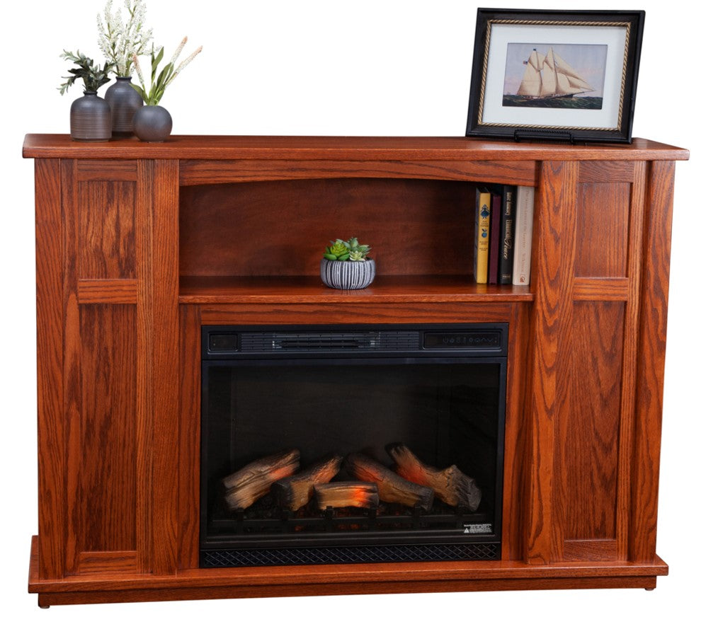 Mission Fireplace Mantle (Elmwood #36)