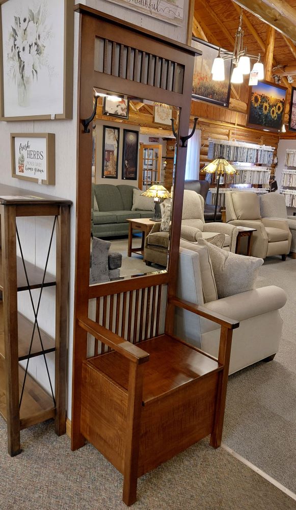 CLEARANCE: Mission Storage Hall Tree (Elmwood)