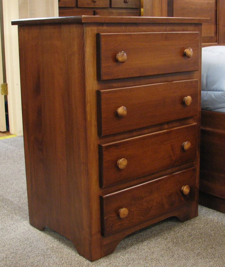 CLEARANCE: Shaker 4-Drawer Nightstand (OCH Collection)