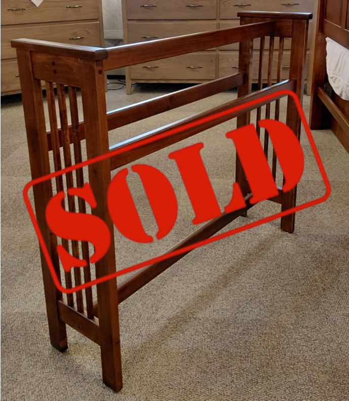 SOLD: Mission Quilt Rack (V16)