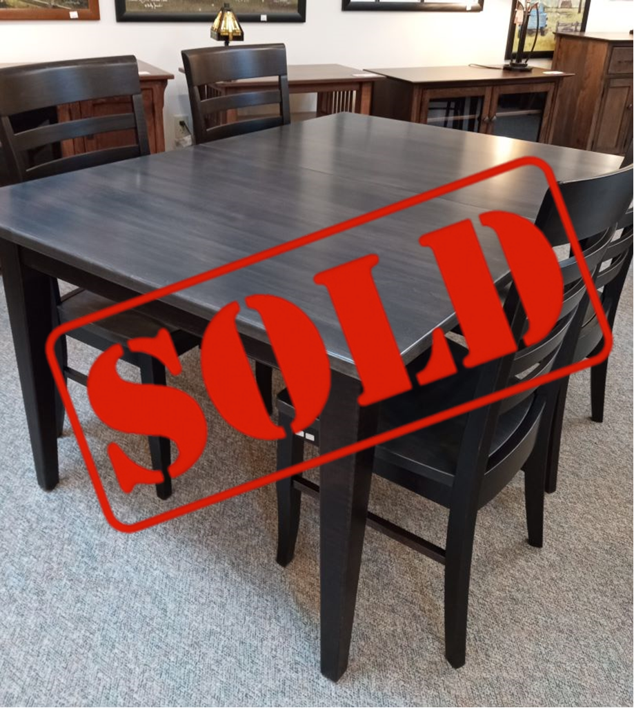 SOLD: Solid Maple Dining Set