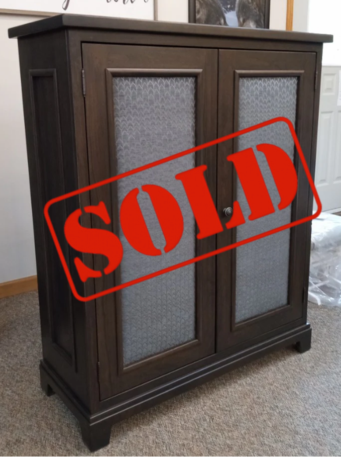 SOLD: Cabinet with Fabric Panels (Zimmerman)