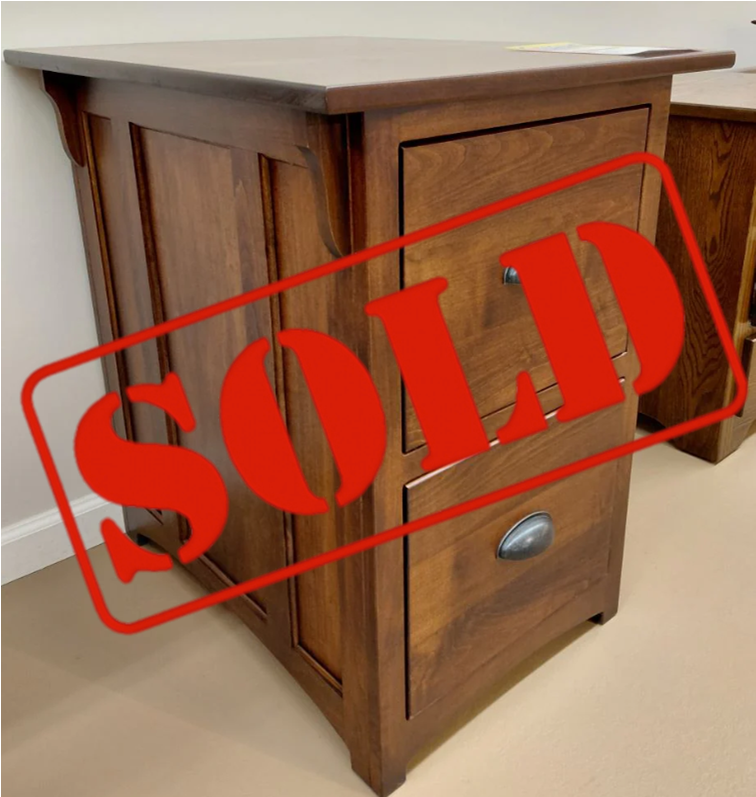 SOLD: Mission 2-Drawer File Cabinet (V16)
