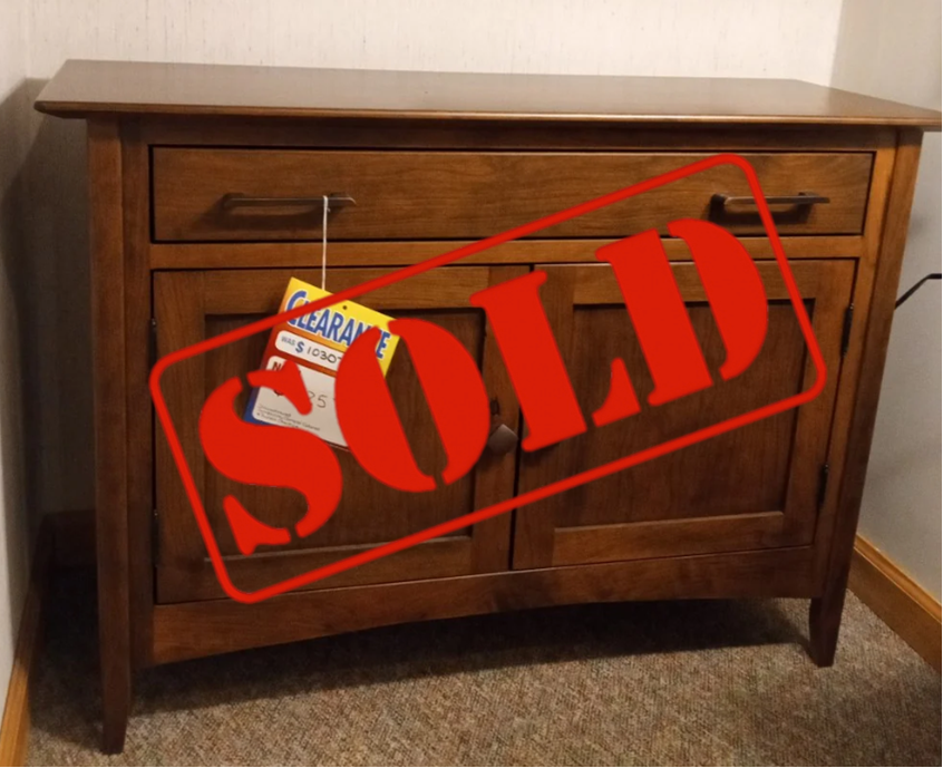 SOLD: Simplicity Console Cabinet (V16)