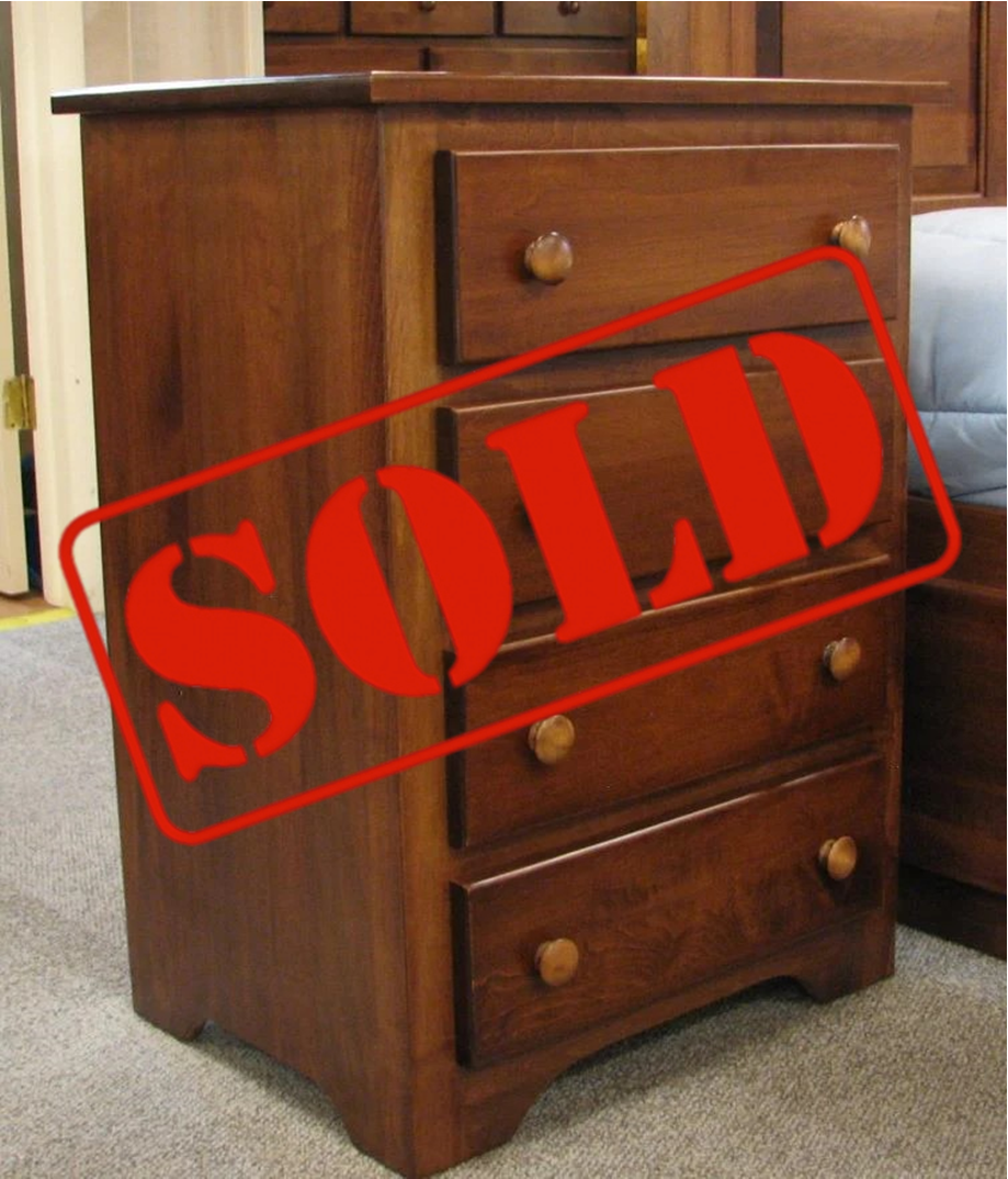 SOLD: Shaker 4-Drawer Nightstand (OCH Collection)