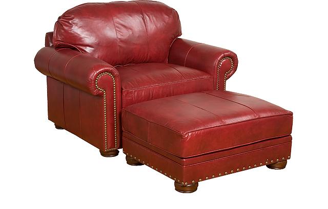 Ricardo Large Chair & Ottoman (King Hickory #9901 & #9908