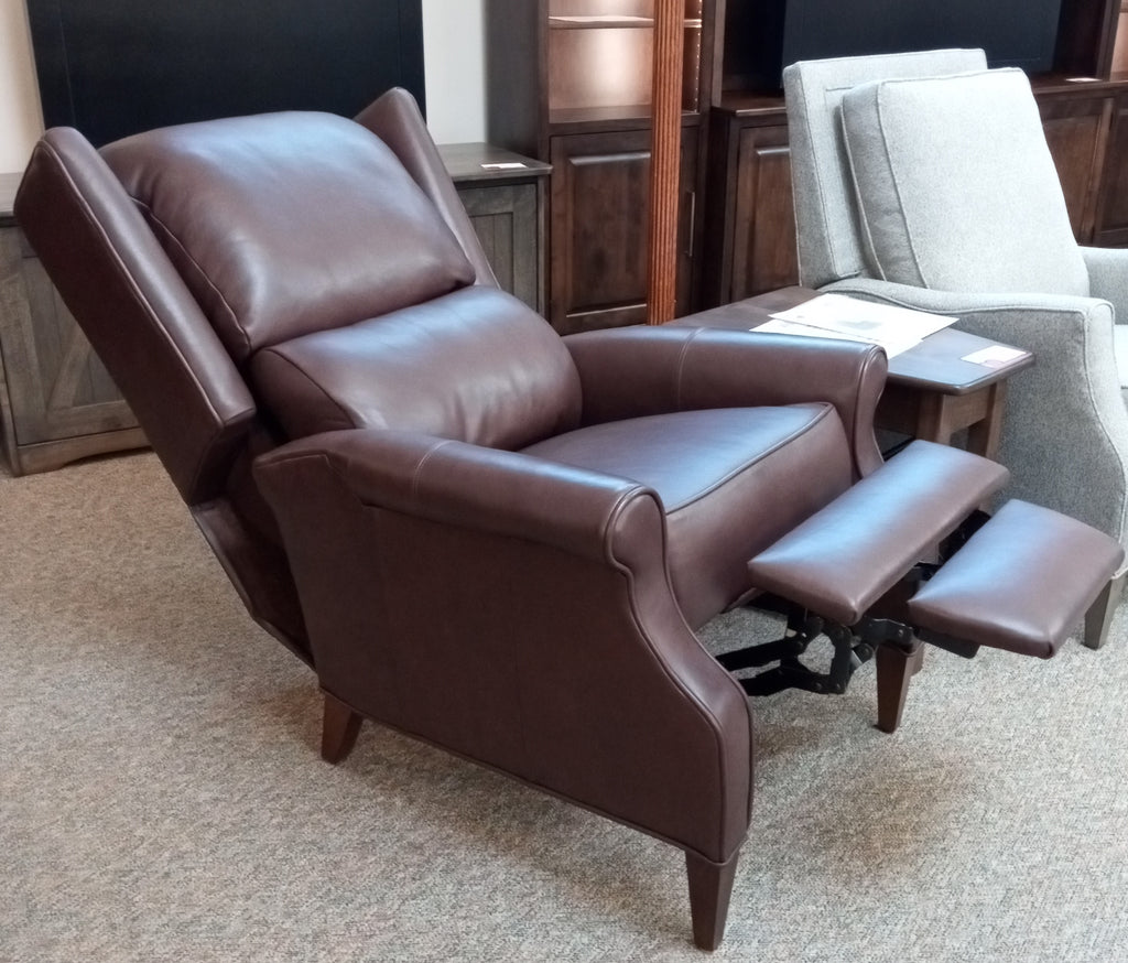 SOLD: Harrisburg Manual Leather Recliner (Fairfield Chair)