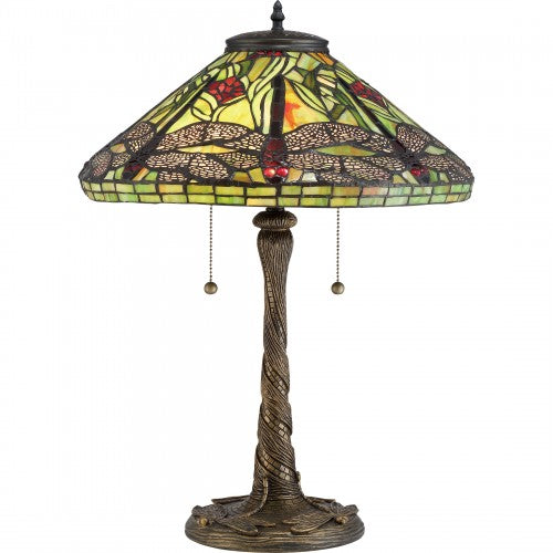 Jungle Dragonfly Table Lamp (Quoizel TF2598T)