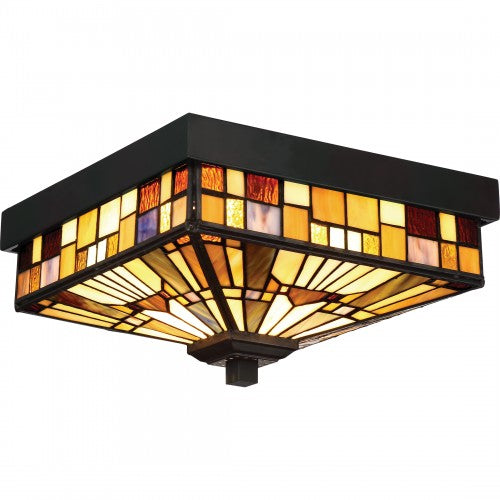 Inglenook Flush Mount Ceiling Light (Quoizel #TFIK1611VA / #TFIK1614VA)