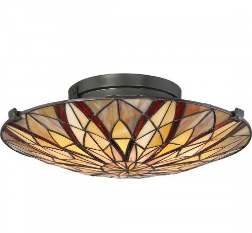 Victory Flush Mount Ceiling Light (Quoizel #TFVY1400VA)