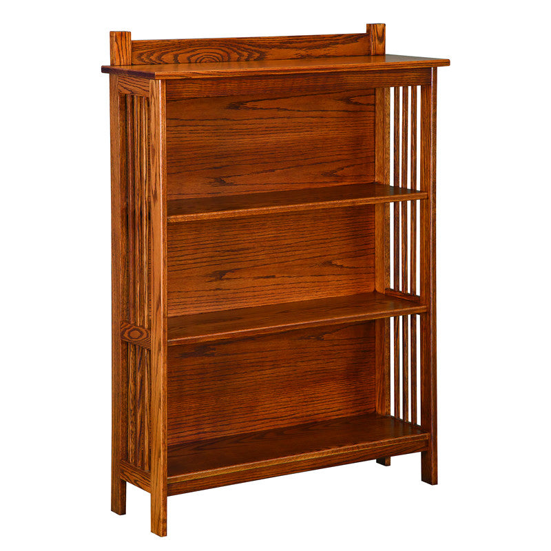 Mission 3' x 4' Bookcase with Back (V16 #48-B)