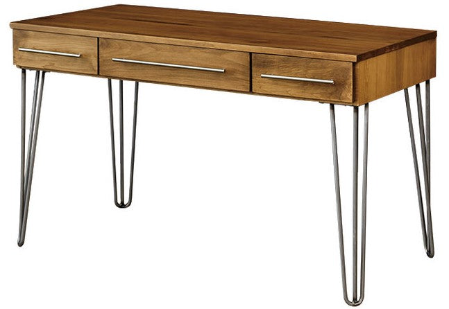 Hairpin Desk with Drawers (Charmworks #348D)