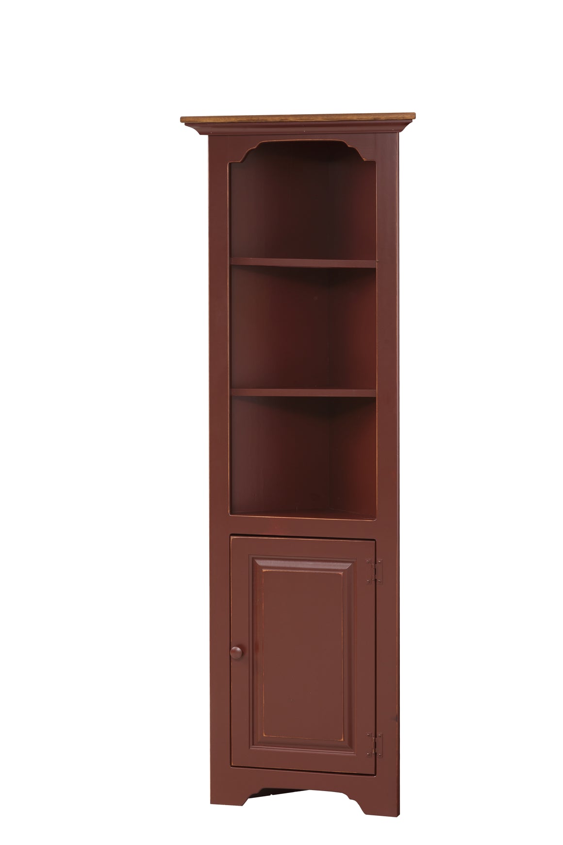 Small Corner Cabinet with Wood Door (IE #183)