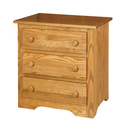 Shaker 3-Drawer Nightstand (OCH #6-SH)