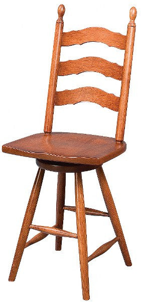 French Country Swivel Counter Stool (Zimmermans # 2423 & # 3023)