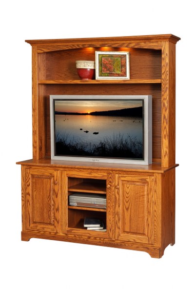 60" TV Cabinet with Hutch Top (Mt Pleasant #261)