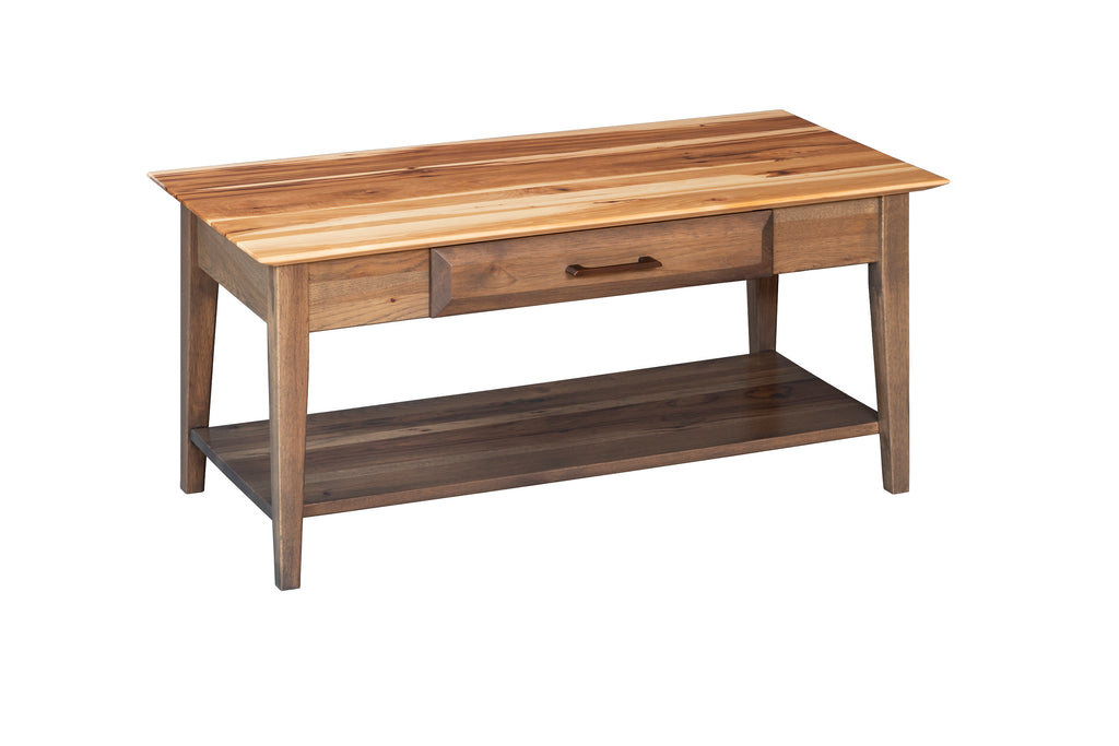 Simplicity Coffee Table w/Drawer & Shelf (V16 #427)