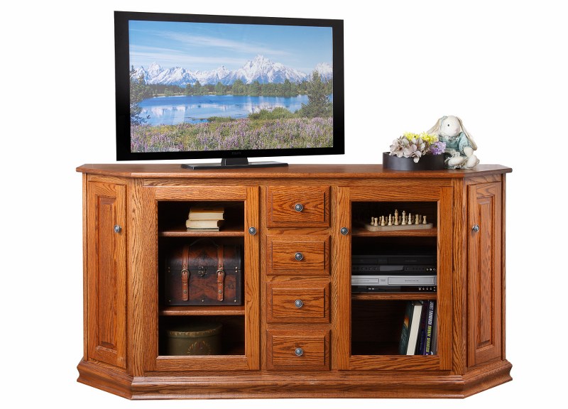 Canted TV Console (Mt Pleasant #473C)