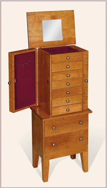 Mission Jewelry Armoire (Keepsake Collection #824)