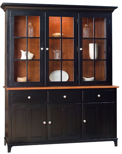 CLEARANCE: Cabinet with Fabric Panels (Zimmerman) - Our Country Hearts