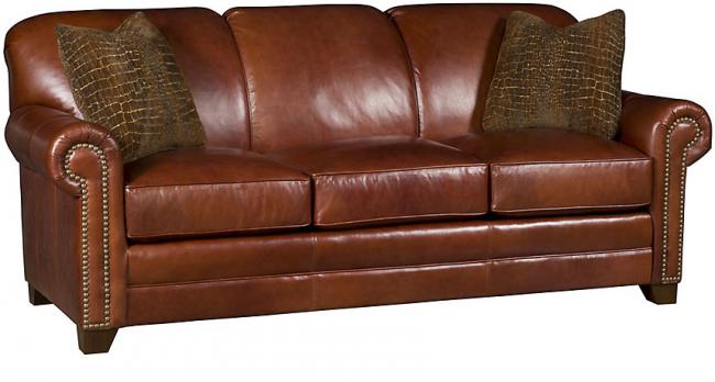 Amy Leather Sofa (King Hickory #7800-L)