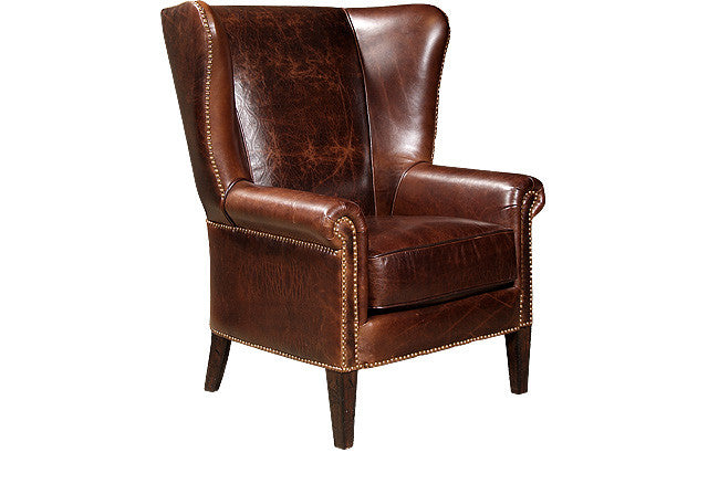 Sedgefield Leather Chair (King Hickory # 281-L)