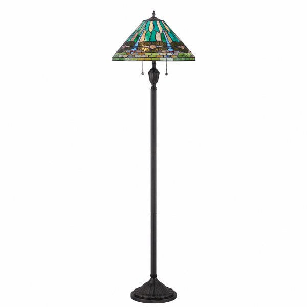 King Tiffany Floor Lamp (Quoizel # TF1508FVB)